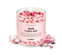 Candier - Mom I Love You Candle, Scented Phthalate-Free Soy Candles with 60+ Hours Burn Time, Vegan Cruelty-Free Thank You Gifts for Moms on Birthdays, Mother’s Day, Valentine's Day & More
