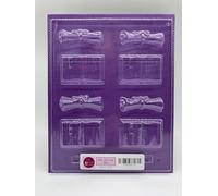 CANDISLE Books and Scroll Chocolate Mold 822 - Chocolate Mold for Ice Cubes, Butter, Fudge, Fondant, Valentine's Day Chocolates, Easter Treats, Christmas Gifts and Much More