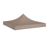 Canditree 2x2 m Gazebo Canopy Roof Replacement, Gazebo Top Cover Party Tent Roof Replacement (Taupe)