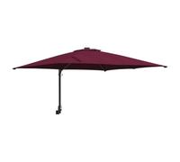 Canditree Wall Mounted Garden Parasol, Tilted Design, UV-resistant | 248.5 x 247.5 x 160 cm, Outdoor Cantilever Parasol, Wall Fixing Parasol