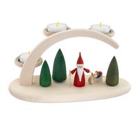 Candle arch Christmas elves HxWxD 13x24x12cm NEW Candle arch