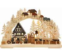 Candle Arch Half-Timbered Dreams with LED Lighting Length 43 cm / 17 inch by ...