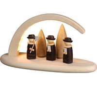 Candle arch natural LED illuminated Christmas singers WxHxD =24x13x10cm NEW