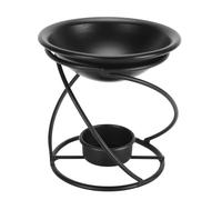 Candle Aroma Burner, Metal Essential Oil Burner Wax Melt Burner Tealight Candle Holder Oil Burner Wax Candle Tart Burner Warmer Diffuser for Home Living Room Office (B Type)