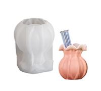 Candle Base Plaster Mold Easy Release Silicone Candle Holder Mold Hydroponic Vase Decoration Mold Jewelry Tools