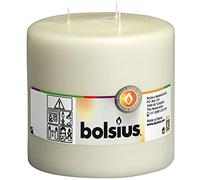 Candle Bolsius Mammoth 3 Wick Ivory Pillar Candles 150(h)x150(dia)mm - single