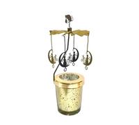 Candle Carousel - Deer Snowflake Candle Carousel Rotating Candle Holder | Stainless Steel Rotating Candle Holder Carousel Candle Carousel for Romantic Home Party Christmas