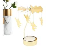 Candle Carousel Holder | Decorative Metal Tea Light Carousel Romantic Rotating Stand Candle Holder For Home, Banquet, Hotel, Restaurant