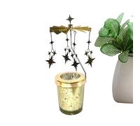 Candle Carousel - Moon Cat Candlestick Rotating Candle Holder | Magnificent Rotating Candle Carousel Candle Carousel for Romantic Home Party Christmas Wedding Decoration