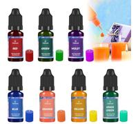 Candle Colour Dyes, Candle Dye -7 Colours, Candles Dye for Soy Wax, for Candles Making, Oil-Based Liquid Dyes for Wax Melts, Highly Concentrate for Soy Waxs