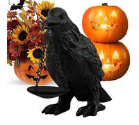 Candle Decoration Decoration Halloween Home Decorations, Halloween Stand-Cerry with Ravens Decorations Made of Bird Statue Decorative for Table Decoration in i
