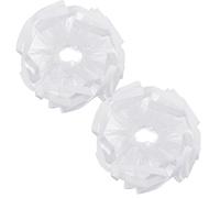 Candle Drip Catcher, Pack of 2 drip protection communion Organza Garland, Drip Protection Candle Wreath, for Communion Candle Drip Protection/making candle cuffs/christening/wedding DIY/Christmas