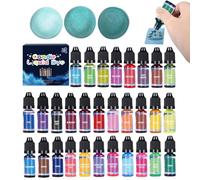 Candle Dye - 10 ml / 0.35 oz Bottle | Soy Wax | Candle Wax Dye for Lip Gloss, Epoxy Resin, Nail , Handmade Candle and Soap Colour, Liquid Candle Dye, For Her