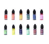 Candle Dye, 12 Colours Candle Dye for Soy Wax, Candle Colour Dyes for Candle Making, Highly Concentrated Oil-Based Liquid Dyes for Wax Melts