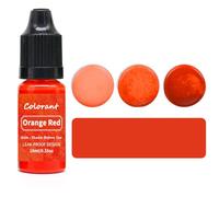 Candle Dye - 16 Colours, Candle Dye for Soy Wax, Candle Colour Dye for Candle Making, Oil-Based Liquid Dye for Wax Melts, Oil-Based Candle Colour Dye for Soy Wax for Candle Making (Red Orange)