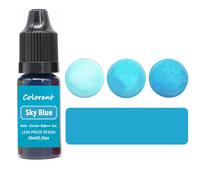 Candle Dye - 16 Colours, Candle Dye for Soy Wax, Candle Colour Dye for Candle Making, Oil-Based Liquid Dye for Wax Melts, Oil-Based Candle Colour Dye for Soy Wax for Candle Making (Sky Blue)