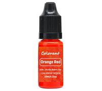 Candle Dye, 16 Colours Candle Dye for Soy Wax, Oil-Based Highly Concentrate Candle Colour Dye for Candle Making, Liquid Candle Wax Dye for Wax Melts, Candle Colours for Candle Making, 10ML Red Orange