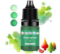 Candle Dye,Liquid Candle Dye for Soy Wax,Wax Dye for Making Candles - Highly Concentrated Wax Colouring for Candle Making, Concentrated Soap Colourant for Bath,Handmade Soaps, Slime, Craft#Green
