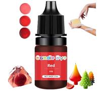 Candle Dye,Liquid Candle Dye for Soy Wax,Wax Dye for Making Candles - Highly Concentrated Wax Colouring for Candle Making, Liquid Concentrated Soap Colourant for Bath,Handmade Soaps, Slime, Craft#Red