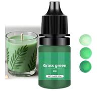 Candle Dye,Rich Candle Colours,Candle Wax Dye for Candle Making,Versatile Wax Colouring for Candle Making, Quick & Easy Mixing Candle Colour Dye,Safe Wax Melt Dye and Soap Dye for Soy Wax,Grass Green