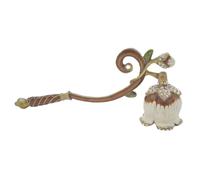 Candle Extinguisher, Candle Snuffer Elegant Retro Lily of The Valley Shape Candle Extinguisher 6.3" Metal Candle Stopper with Long Handle Decorative Candle Snuffer for Putting Out Candle Flame