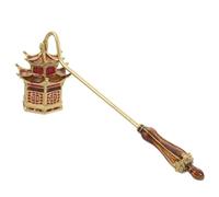 Candle Extinguisher Fire Extinguisher Wick Dipper Antique Candle Snuffer Candle Wick Trimmer Candle Timer Extinguisher Candle Extinguishing Tool Candle Care Kit Zinc Alloy Golden