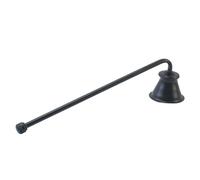 Candle Extinguisher Hand Tool Stainless Steel Candle Tool Candle Extinguisher Stainless Steel Trumpet Shape Tool Black