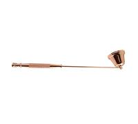 Candle Extinguisher Safe Easy to Use Bell Shaped Iron Snuffer for Home Weddings Durable 20x3.8CM (Rose Gold)