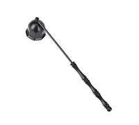 Candle Extinguisher Snuffer - 17cm Bell Shaped Stainless Steel Wick Flames Put Out Tool, Long Handle Safety Accessory, Vintage Style -Free Flame Snuffers - For Home Kitchen Hotel Wedding