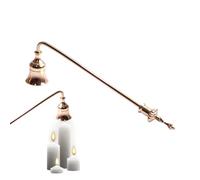 Candle Extinguisher - Wick Flame Put Off Tool, Bell Design Vintage Snuffer Stainless Steel Long Handle Candle Accessory | Safe Fire Control Decor Use Bath Table Housewarming Classic Style Heat