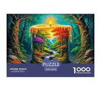 Candle Forest 1000 Piece Nature Jigsaw Puzzles for Adults And Kids Family Puzzle Educational Games 1000 Pieces Fun, Challenging & Brainteasing Adults Jigsaw Puzzle for Women, Gifts for Men 70x50cm/100