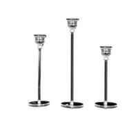 Candle Holder 3Pcs Crystal Candlestick Holders Dining Table Single Head For Wedding Party Decor Centerpieces