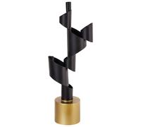 Beliani Candle Holder AMILLY Metal 51 cm Black, Black