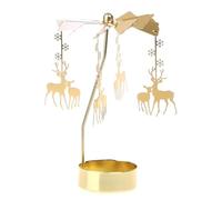 Candle Holder Candle Holder Rotating Spinning Carousel Tea Light Home Dinner Wedding Bar Party(Color 3)