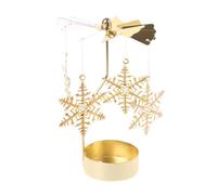 Candle Holder Candle Holder Rotating Spinning Carousel Tea Light Home Dinner Wedding Bar Party(Color 1)