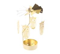 Candle Holder Candle Holder Rotating Spinning Carousel Tea Light Home Dinner Wedding Bar Party(Color 9)