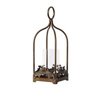 Candle Holder Centerpiece Decor Candelabra Candle Holder Candle Stand Retro Metal Candle Holder Industrial Style Iron Glass Wind Lamp Wedding Home Decoration Candlestick for Table Centerpiece (Size :