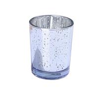 Candle Holder, Colorful Star Glass Candle Cups with Bamboo Lids - Holiday Decor(Purple)
