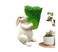 Candle Holder Decoration - Resin Sculpture Easter Bunny Decorations | Easter Bunny Dee Candlestick, for Farmhouse, Living Room, Dining Room, Party, Kitchen, Bedroom, Office, Indoor