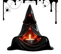 Candle Holder Halloween | Horror Tealight Candle Holder,Ghost Witch Shape Candlestick Decorative for Fall Season Halloween Party Family Gathering Study Dining Room