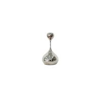 Candle Holder Living Room Bedroom Soft Decoration Silver Home Atmosphere Water Drop Candlestick Ornaments Candlestick Holder(A)