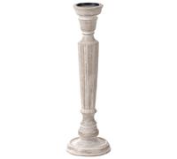 Beliani Candle Holder MALLAWI Mango Wood 50 cm Light Brown, Brown