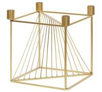 Candle Holder MINDORO Metal 23 cm Gold
