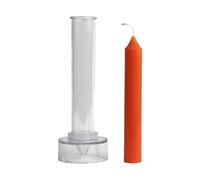 Candle Holder Mould - Reusable Non-Stick Casting Mould, Transparent PC Craft Accessories, Smooth Separation Structure, Creative Craft Tool | Christmas Church Table Home Decoration Candle Making