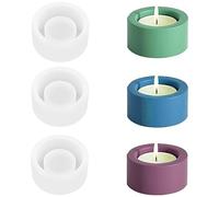 Candle Holder Mould, Silicone Mould, Tea Light Holder, Concrete Candle Holder, Silicone Mould, DIY Cement Candle Holder Making Tools for Home Decoration, Tea Light Holder, New Year Gift