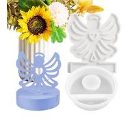 Candle Holder Mould - Silicone Plaster Moulds, Resin Cement Ornament Moulds Epoxy Casting Moulds for the | Candle Holder Mould, Silicone Candlestick Molds for Hollow Angels