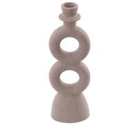 Candle Holder NAOUSA 23 cm Ceramic Beige