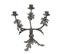 Candle Holder Old-Fashioned Candlestick European Country Retro Old Three-Headed Candle Candlestick Ornaments Metal Wrought Iron Candlesticks
