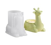 Candle Holder Resin Mold | Christmas Deer Aromatherapy Candle-Making Molds,Multi-Purpose Crafts Making Aid for Plaster Clay Wax Cement Creative Handmade Projects