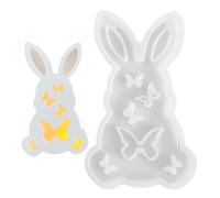 Candle Holder Resin Mold - Making Rabbit Cement Figures for Crafts - Epoxy Resin Casting Mold | For Table Centerpieces and Decoration in Weddings, Parties and Home
